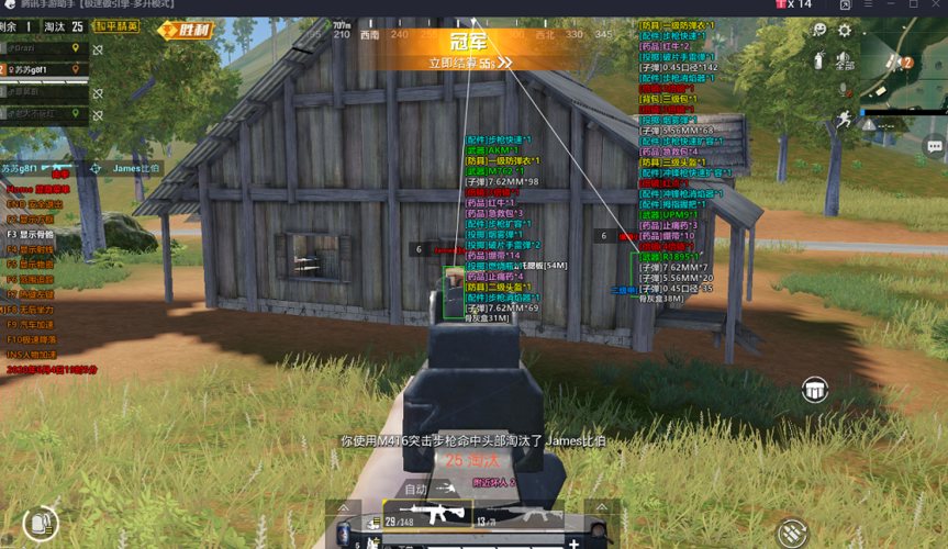 和平精英模拟器高清版辅助【雪貂】自瞄开关  全图透视 倒地不瞄 自动压枪